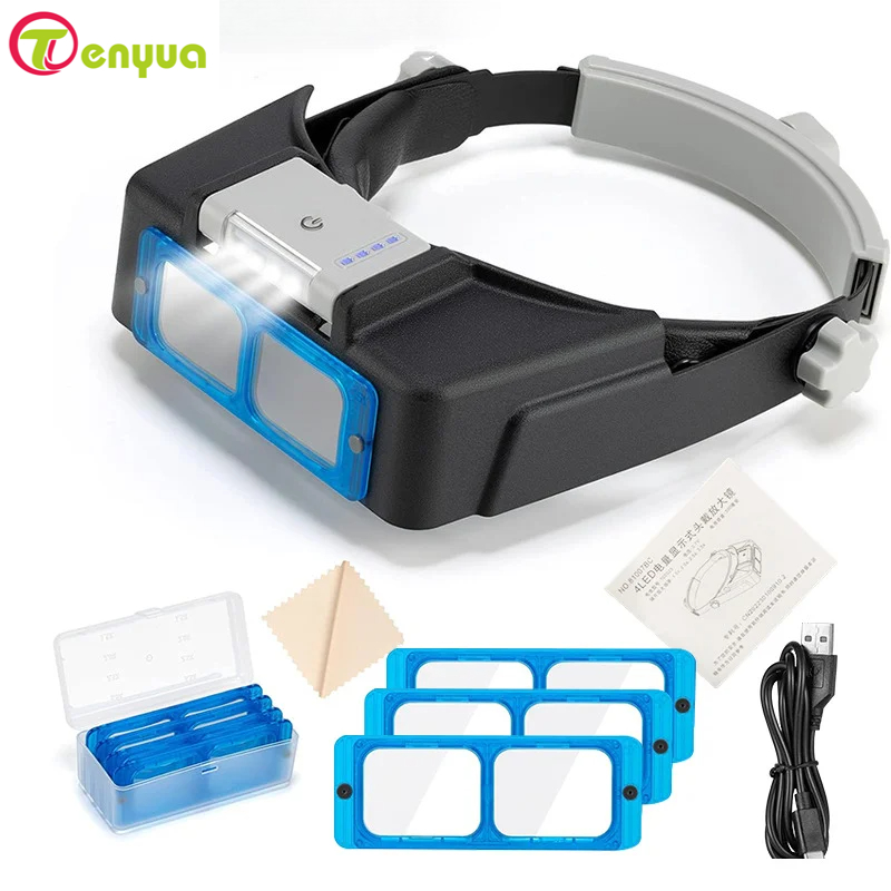 Night Vision Goggles Head Mounted - Увеличительные очки с USB-зарядкой на голове
