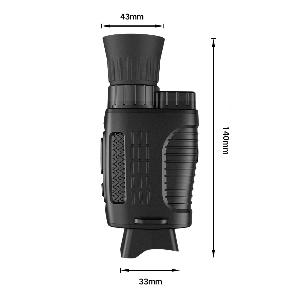 Night Vision Monocular 1080P - Цифровой монокуляр с 5-кратным зумом, перезаряжаемый,
