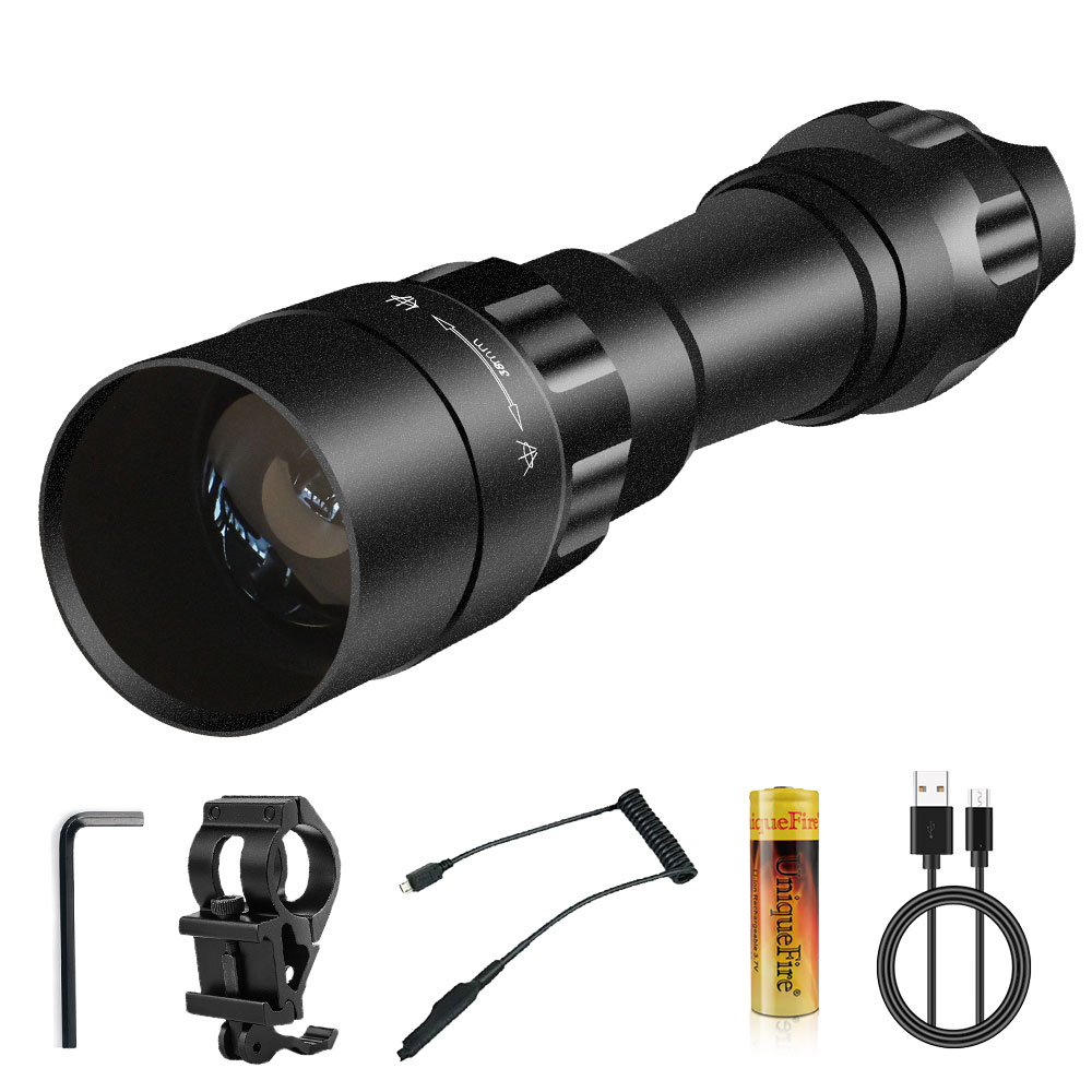 Ir Illuminator 850Nm Flashlight - Светодиодный ИК-фонарик UniqueFire 1605 T38 4715AS,