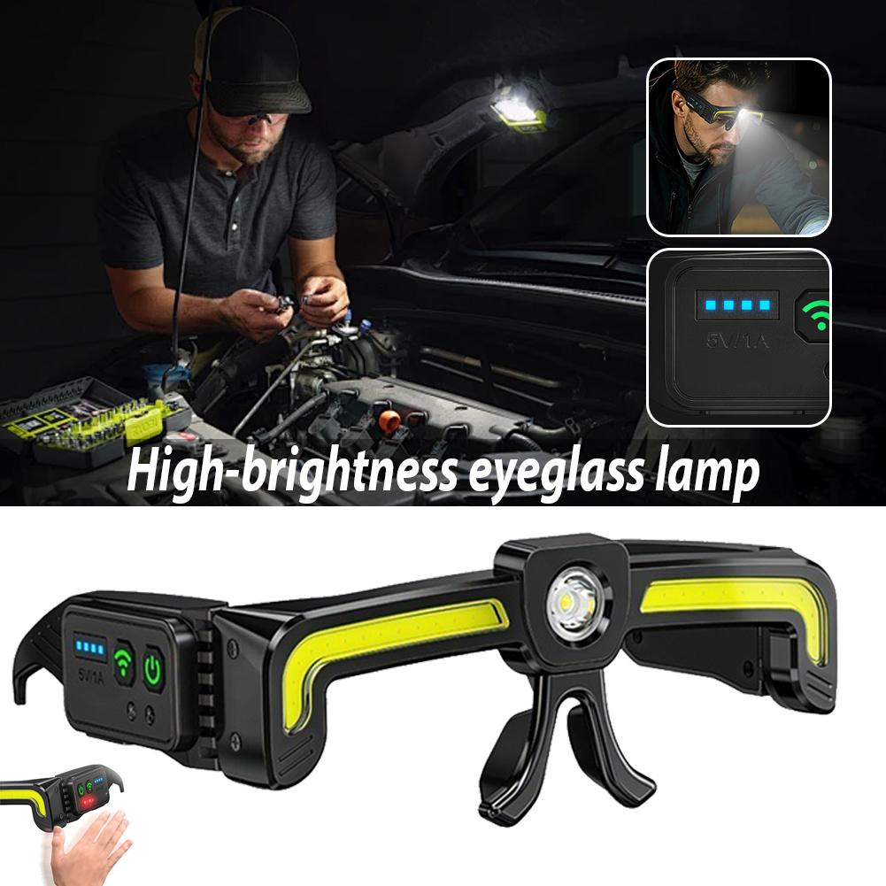 Night Vision Goggles Head Mounted - Налобный фонарь COB LED с управлением