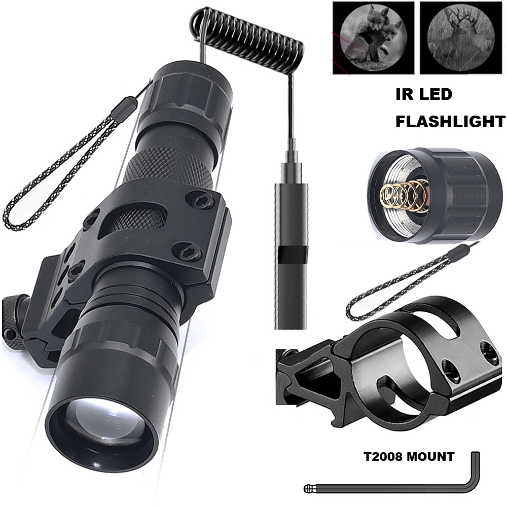 Ir Illuminator 850Nm Flashlight - Масштабируемый светодиодный инфракрасный тактический фонарик ночного