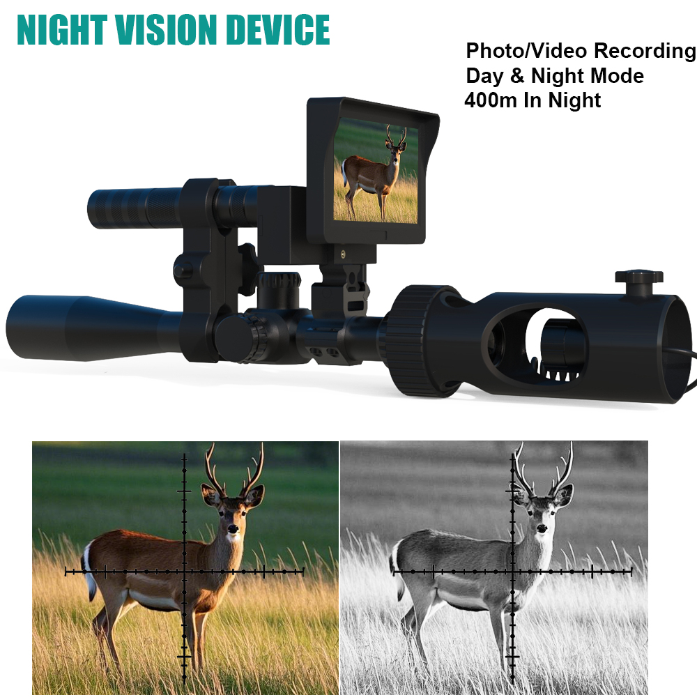 Night Vision Rifle Scope Ir 850Nm - Цифровой прибор ночного видения с HD-записью
