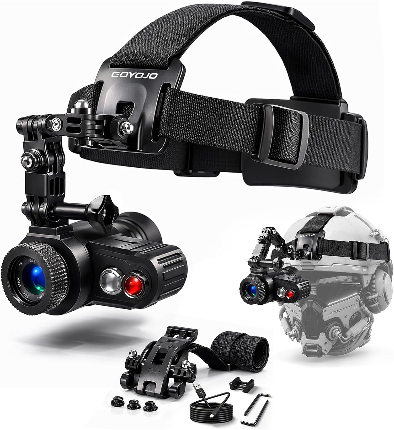 Наголовные очки ночного видени – обзор и цена Night Vision Goggles Head Mounted