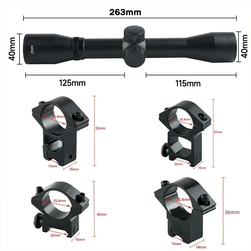 Тактический прицел 4x32 1.5-5x – обзор и цена Night Vision Scope For Crossbow