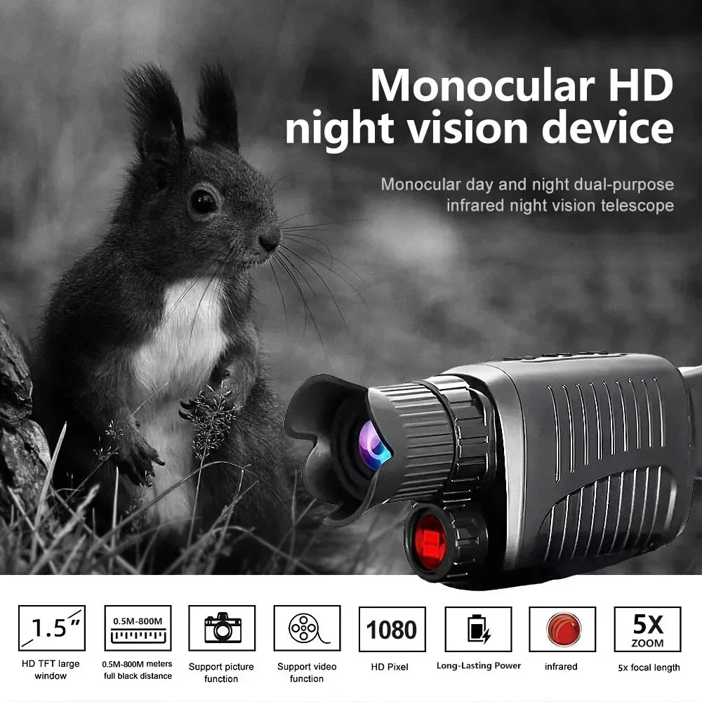 Монокуляр ночного видения HD 1 – обзор и цена Night Vision Monocular 1080P