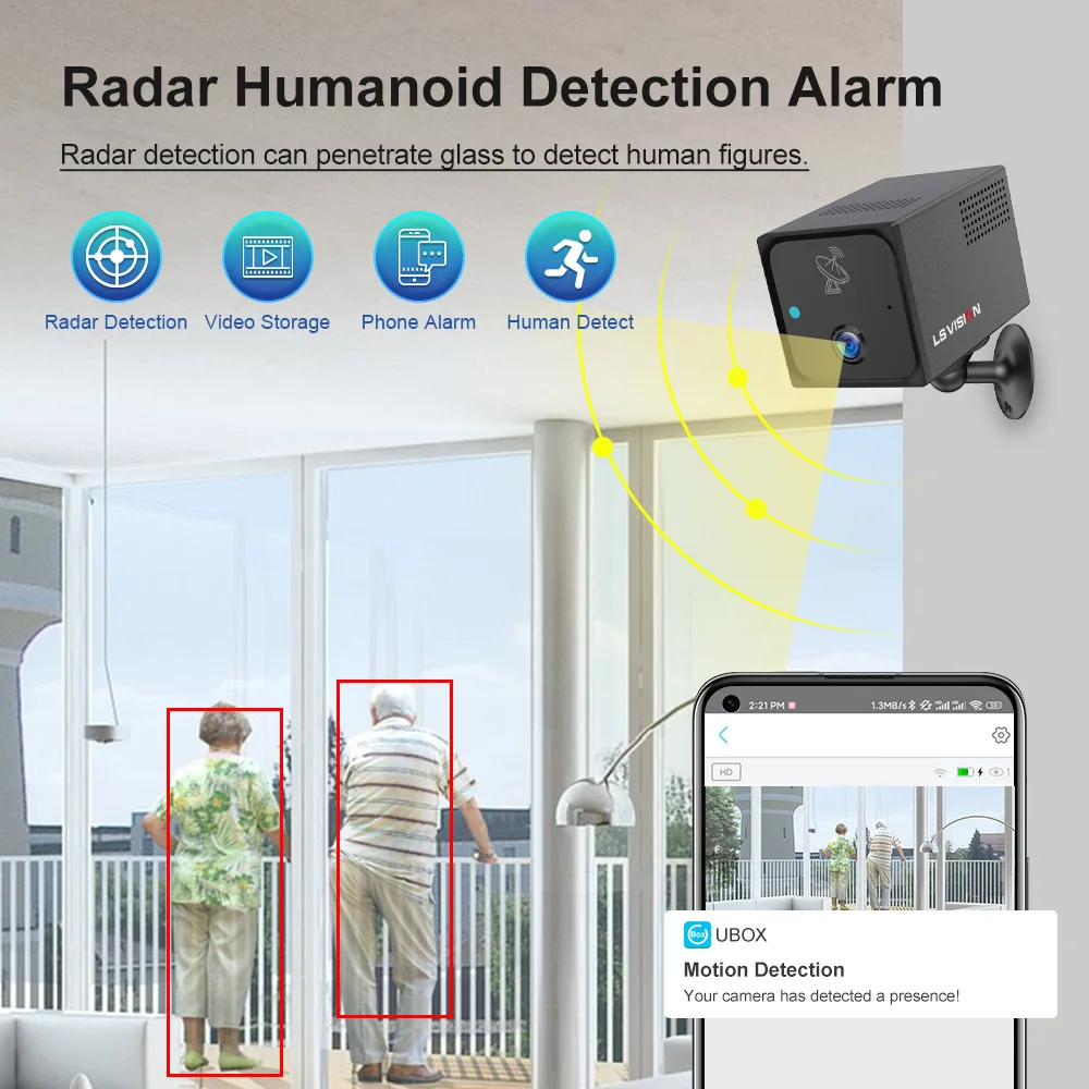 Мини-камера LS VISION 4MP 4G,  – обзор и цена Night Vision Camera Wifi 4G