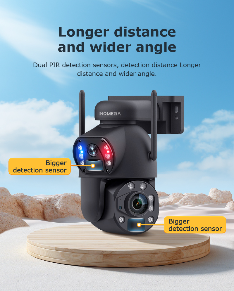 Солнечная камера INQMEGA 12MP  – обзор и цена Night Vision Camera Wifi 4G