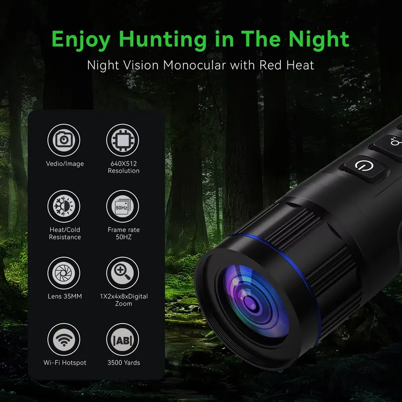Мини-камера CE-6 с тепловизоро – обзор и цена Night Vision Monocular 8X
