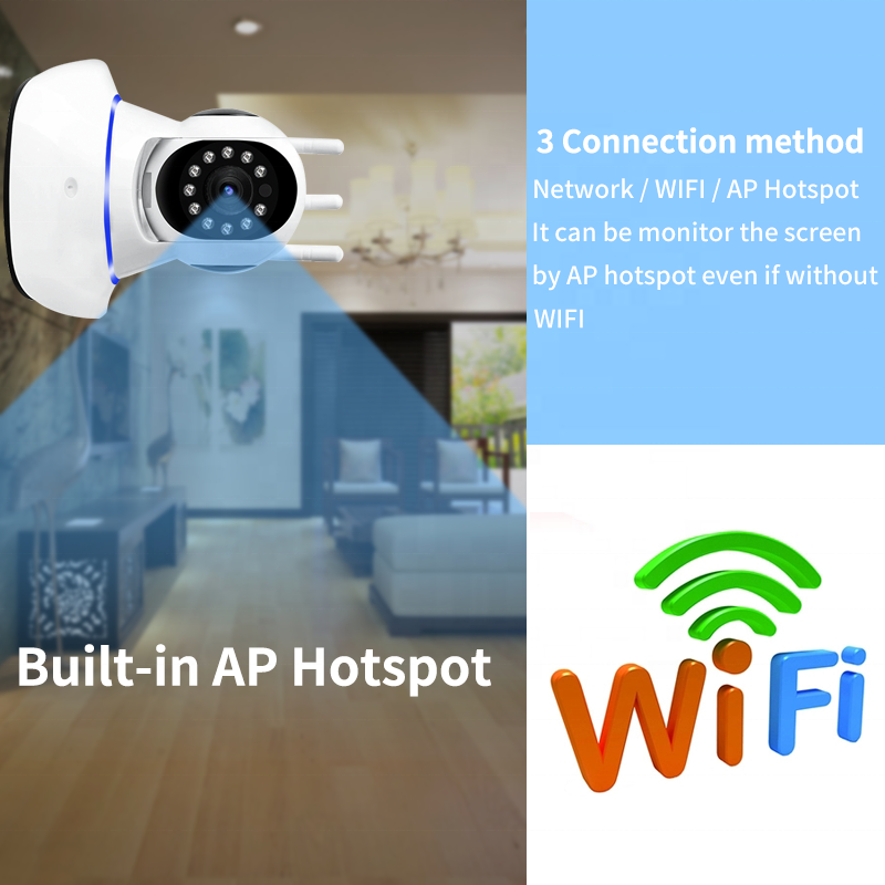 Беспроводная IP-камера для пом – обзор и цена Night Vision Camera Wifi 4G