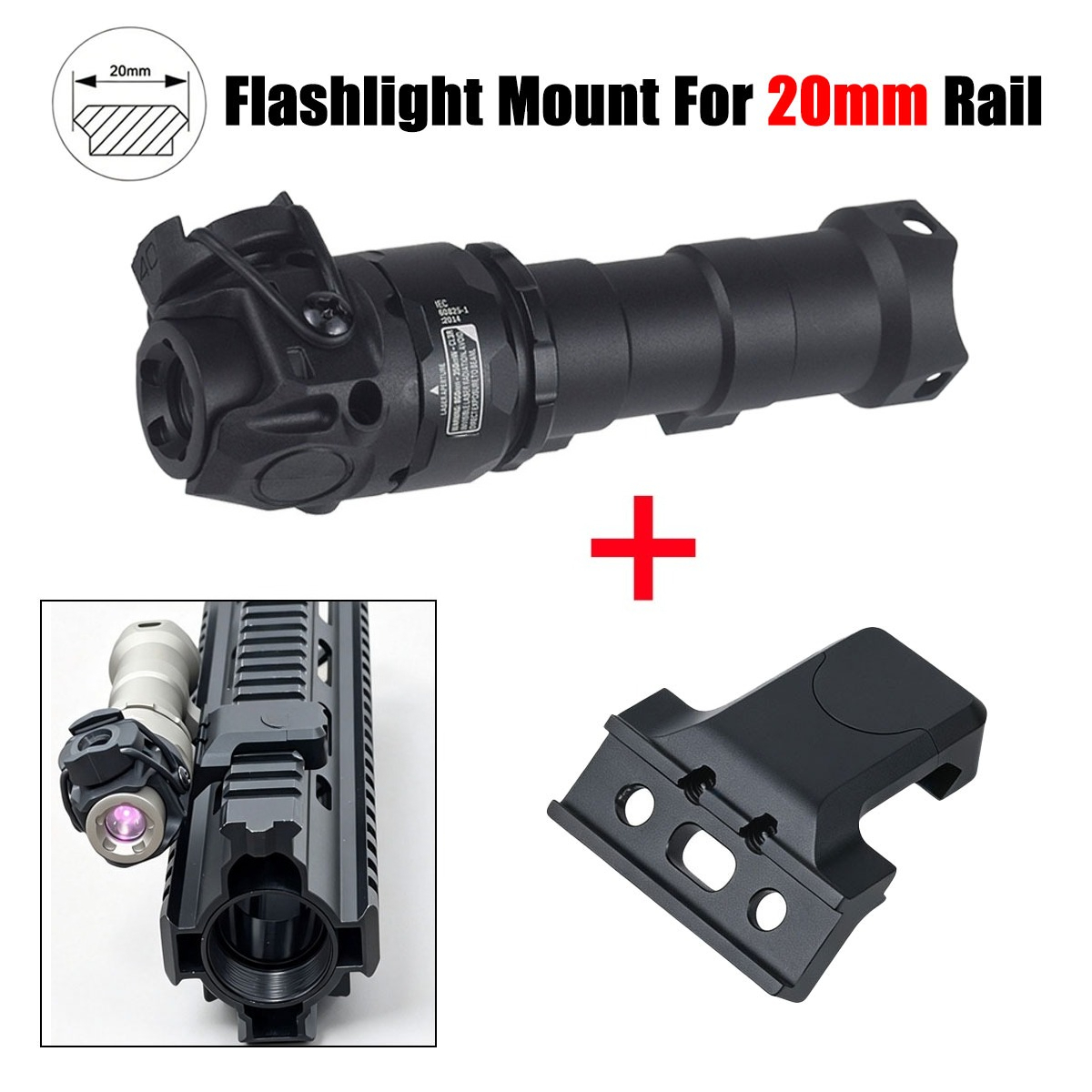Тактический фонарь KIJI K1 K1- – обзор и цена Ir Illuminator 850Nm Flashlight