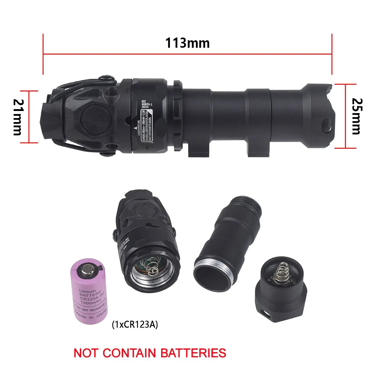 Тактический фонарь KIJI K1 K1- – обзор и цена Ir Illuminator 850Nm Flashlight