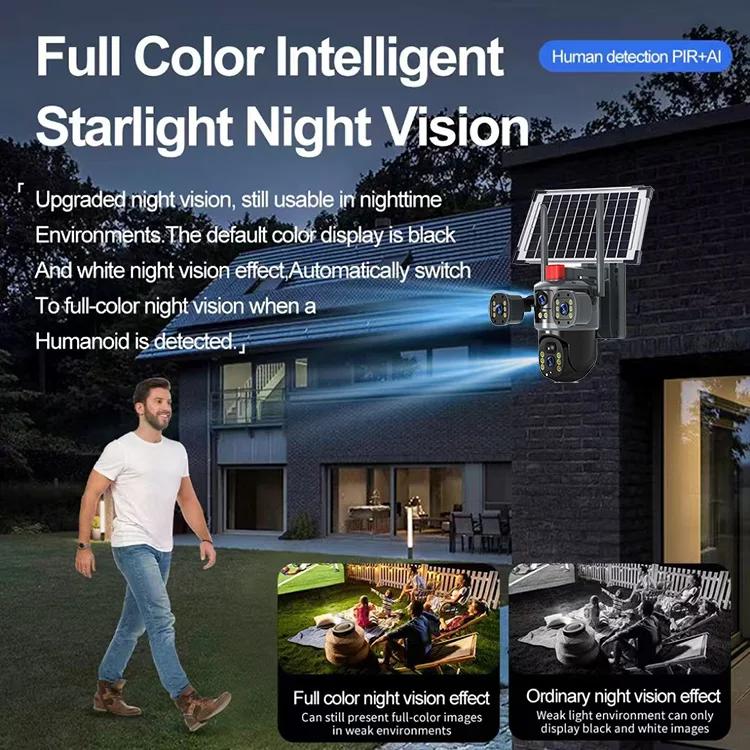 Уличная сетевая камера 4G на с – обзор и цена Night Vision Camera Wifi 4G