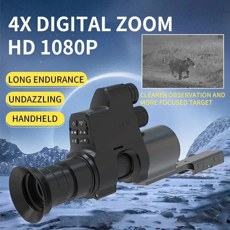 Цифровой инфракрасный монокуля – обзор и цена Night Vision Scope 4X Digital