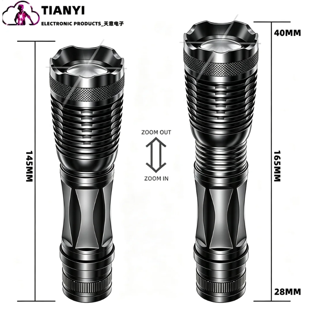 Тактический фонарь E6, мощный  – обзор и цена Ir Illuminator 850Nm Flashlight