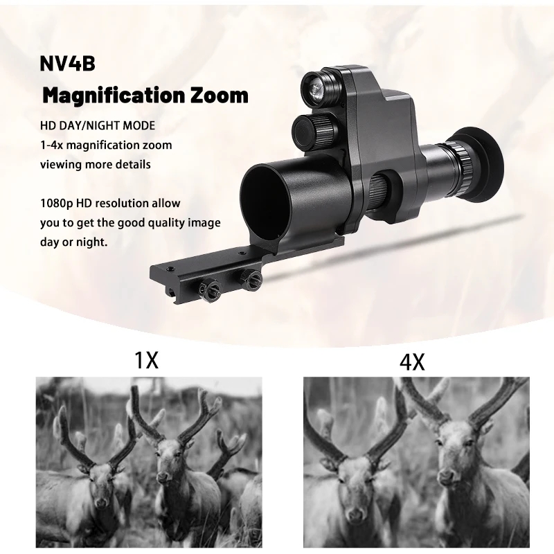 NV4B клипса ночного видения ИК – обзор и цена Night Vision Scope 4X Digital