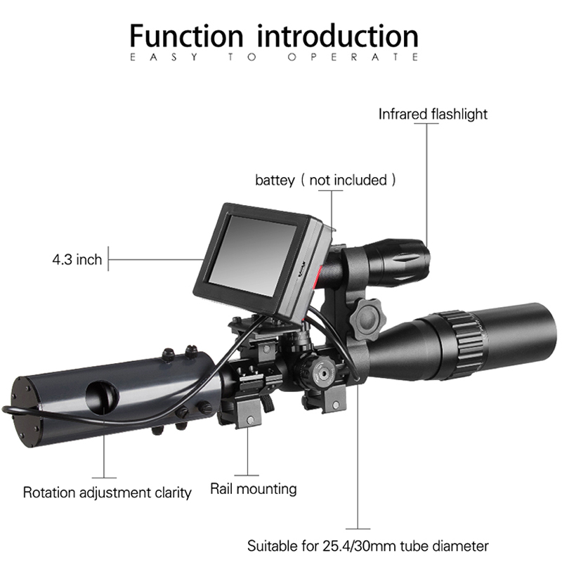 ИК-прицел с ночным видением, 4 – обзор и цена Night Vision Rifle Scope Ir 850Nm