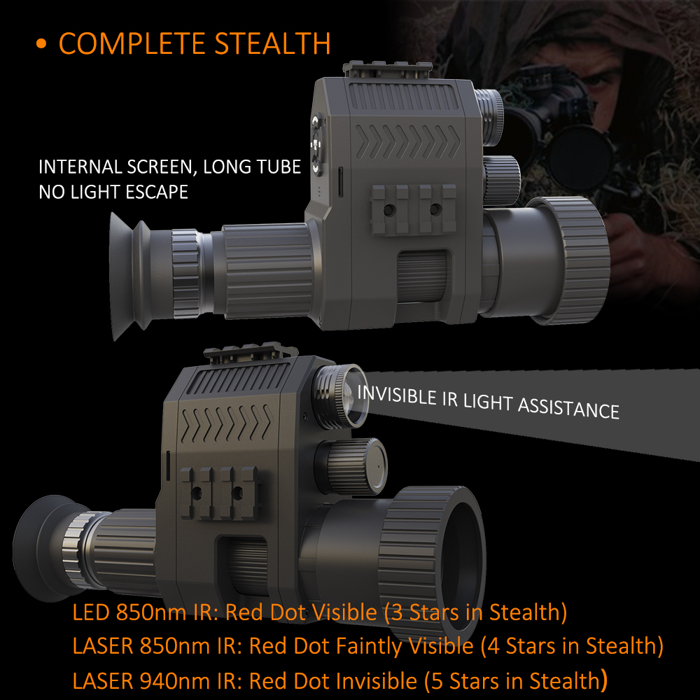 Цифровая насадка для прицела н – обзор и цена Night Vision Rifle Scope Ir 850Nm