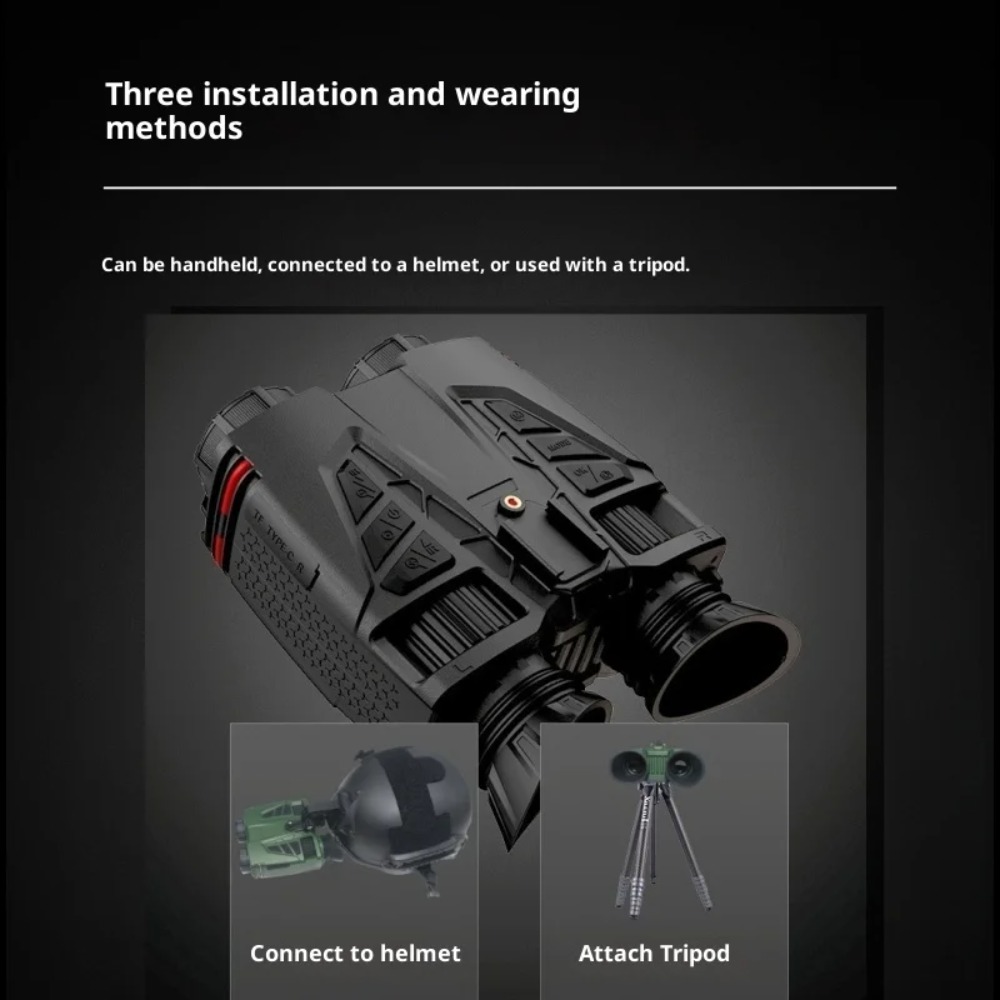 Цифровой бинокль-телескоп NVC8 – обзор и цена Digital Night Vision Binoculars 4K
