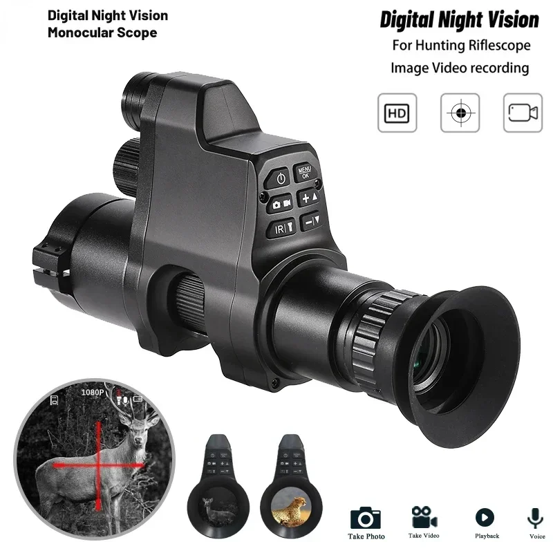 Монокулярная Цифровая видеокам – обзор и цена Night Vision Monocular 1080P
