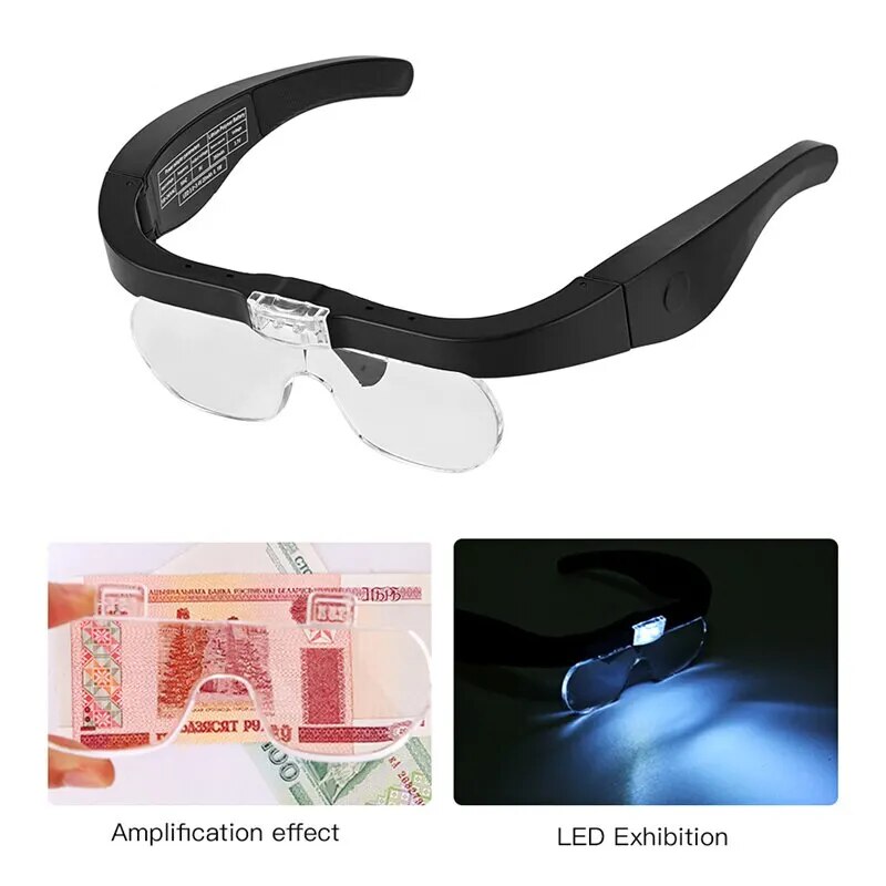 Увеличительные очки на голову  – обзор и цена Night Vision Goggles Head Mounted