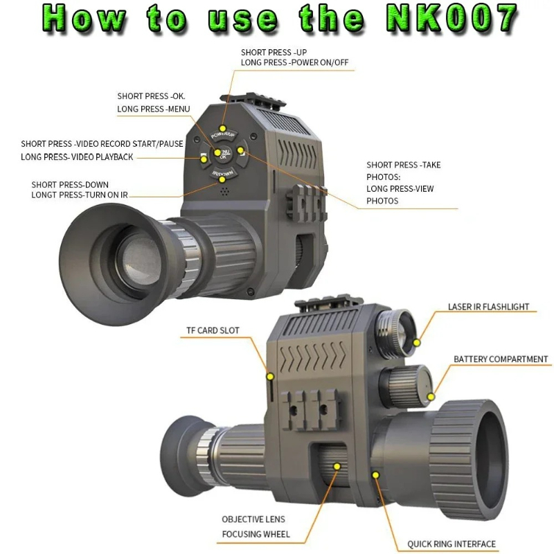 Цифровой монокуляр ночного вид – обзор и цена Night Vision Scope 4X Digital