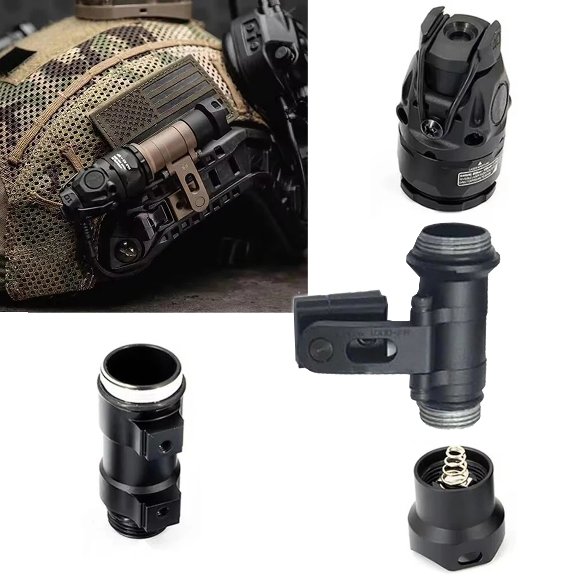 MICH2000 ARC Шлем KIJI K10 ИК- – обзор и цена Ir Illuminator 850Nm Flashlight