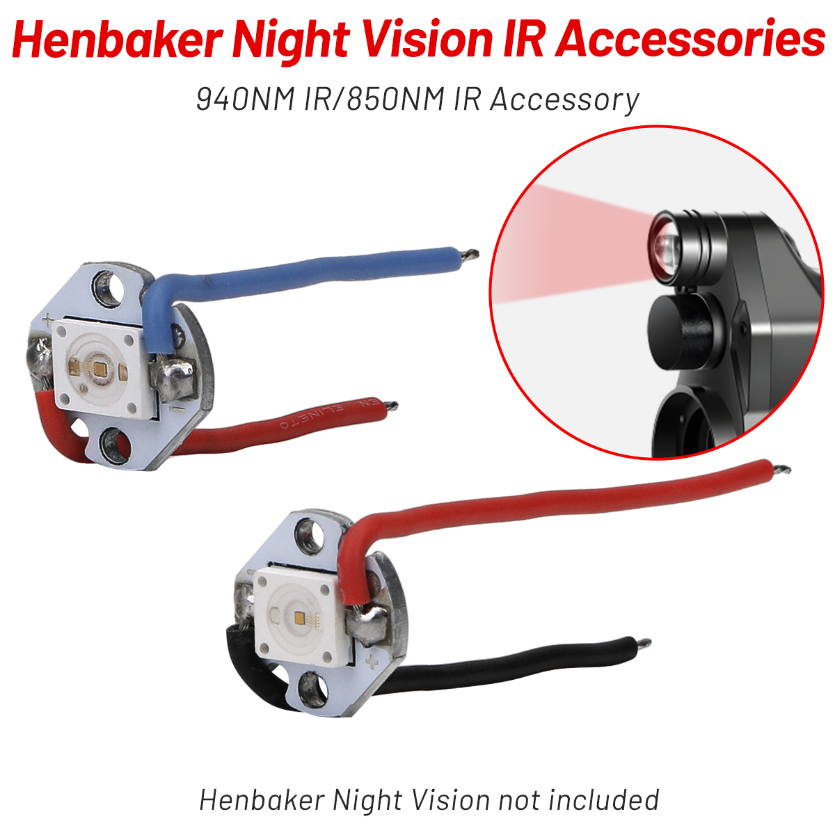 Henbaker 850 нм/940 нм инфракр – обзор и цена Night Vision Rifle Scope Ir 850Nm