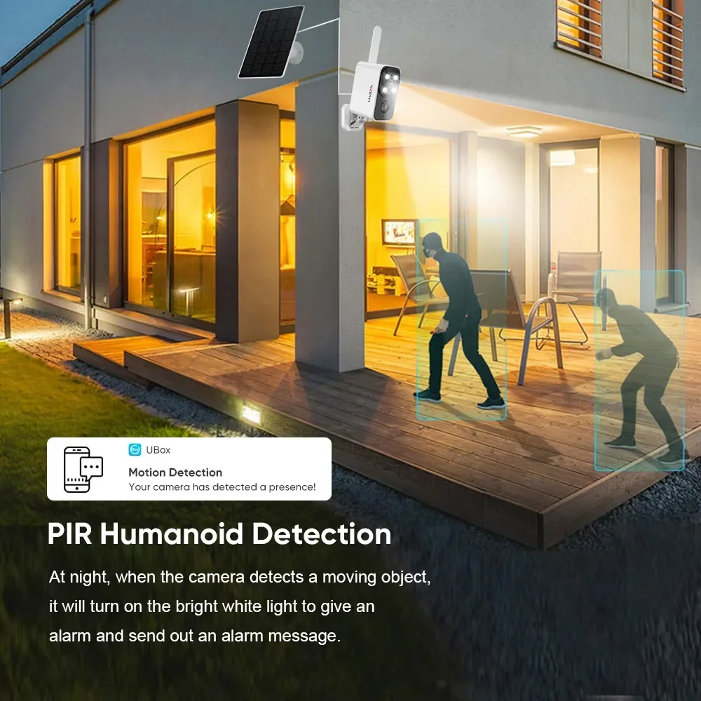 LS VISION Уличная солнечная ка – обзор и цена Night Vision Camera Wifi 4G