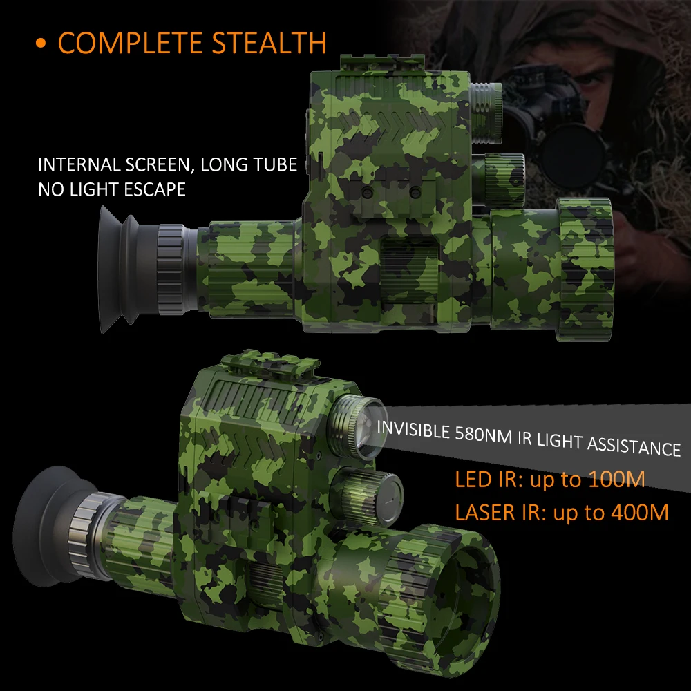 Цифровой монокулярный прицел M – обзор и цена Night Vision Scope 4X Digital