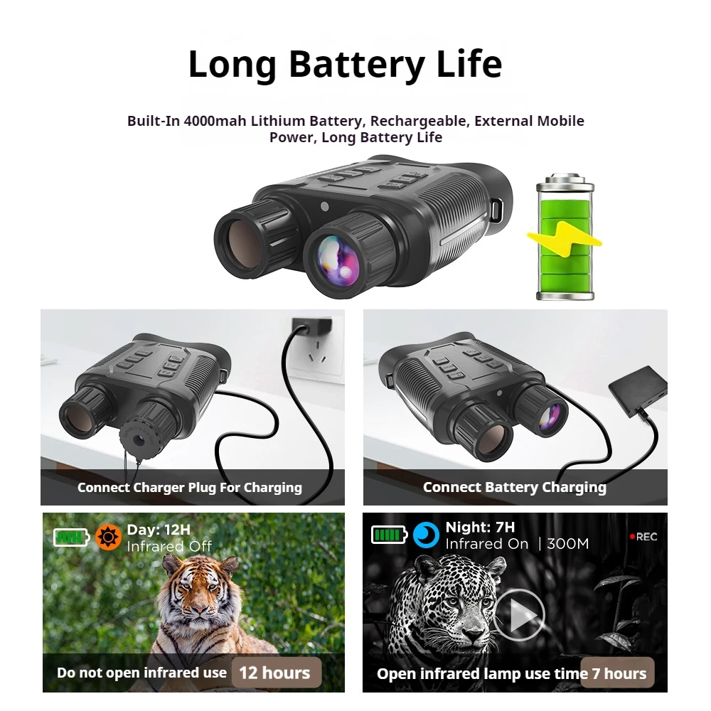 Цифровой бинокль ночного виден – обзор и цена Digital Night Vision Binoculars 4K